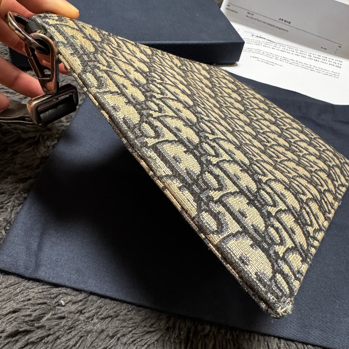 [ 풀구성 ] 디올 오블리크 A5 클러치백 상품이미지5