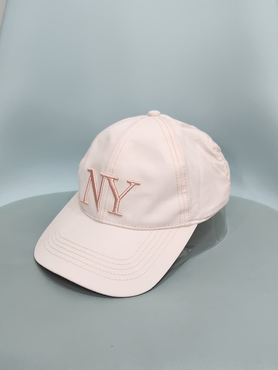 H&M NY 뉴욕 연핑크 볼캡 모자 상품이미지1
