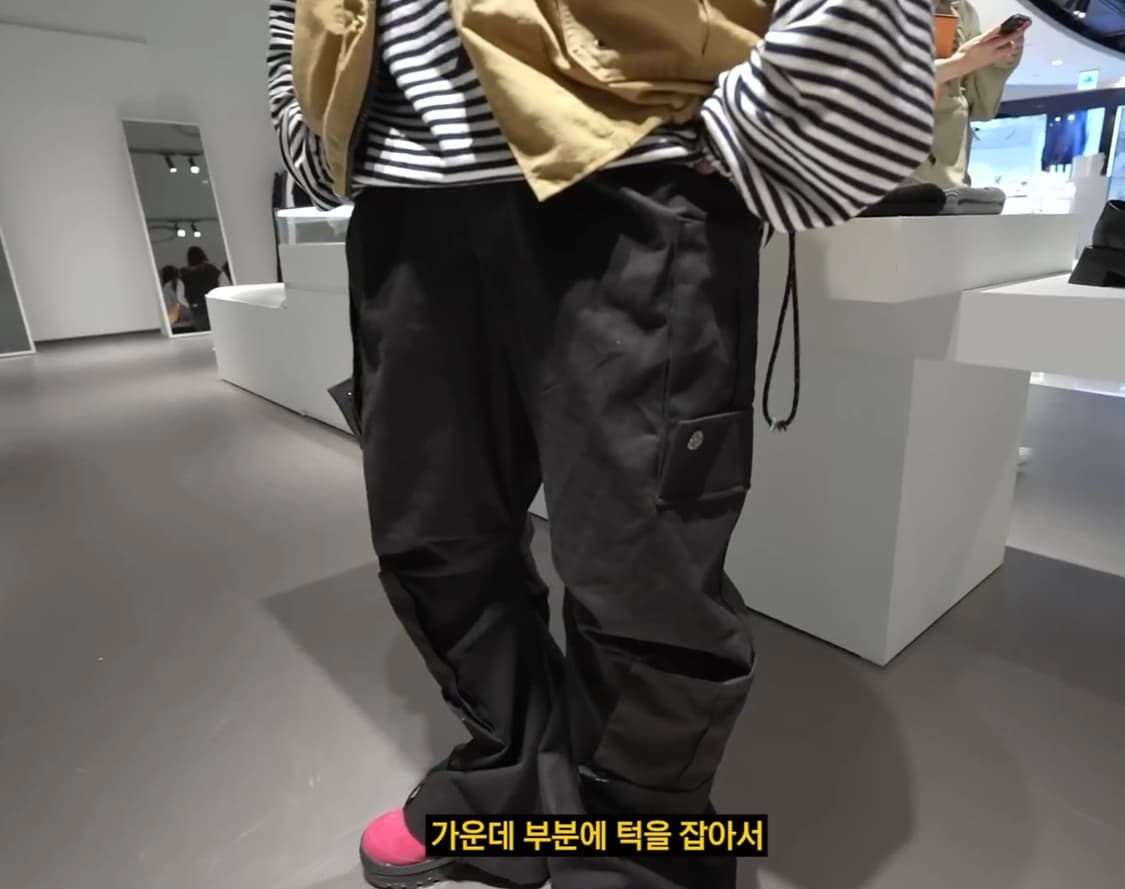 써저리 리버스 4포켓 카고팬츠 블랙 L 상품이미지5