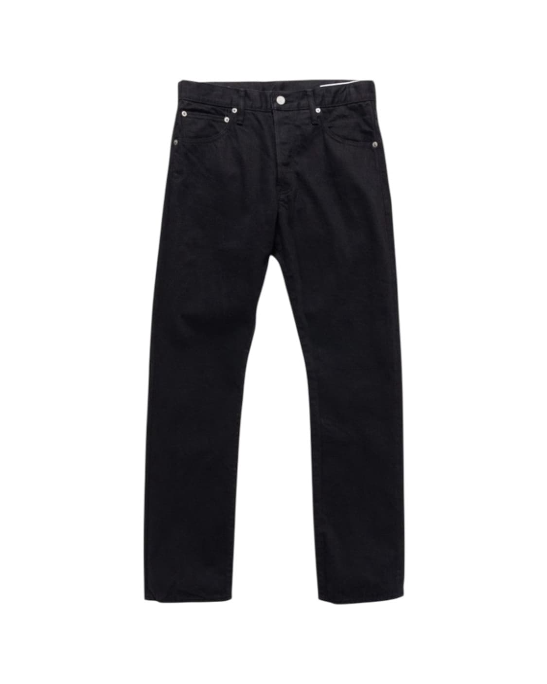 Visvim FLUXUS 비즈빔 소셜 스컬프쳐 블랙 데님 CMYK 상품이미지1