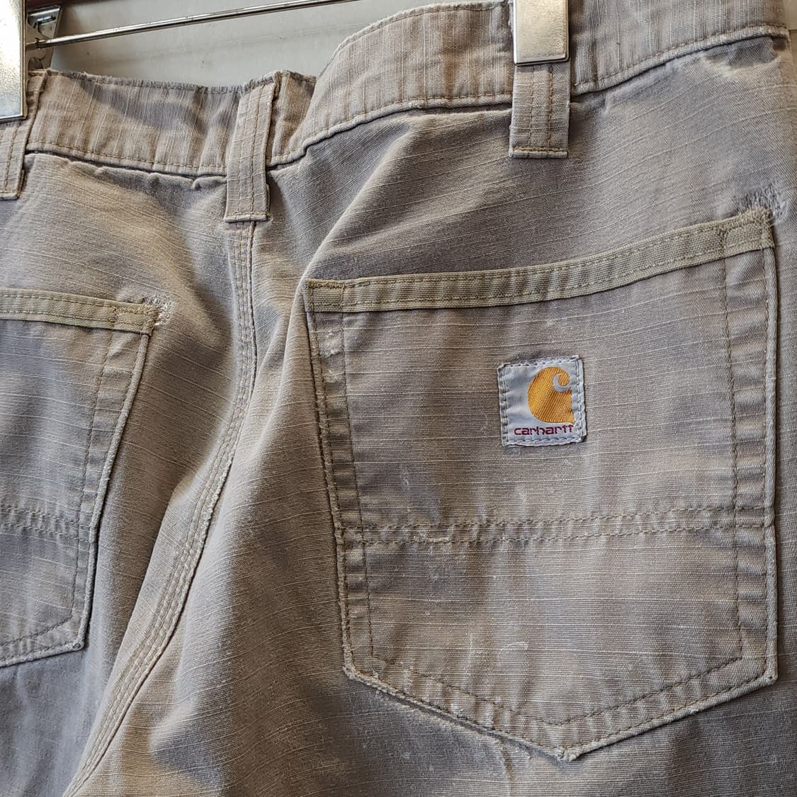 칼하트 워크팬츠 립스탑 카고 팬츠 34x32 상품이미지10