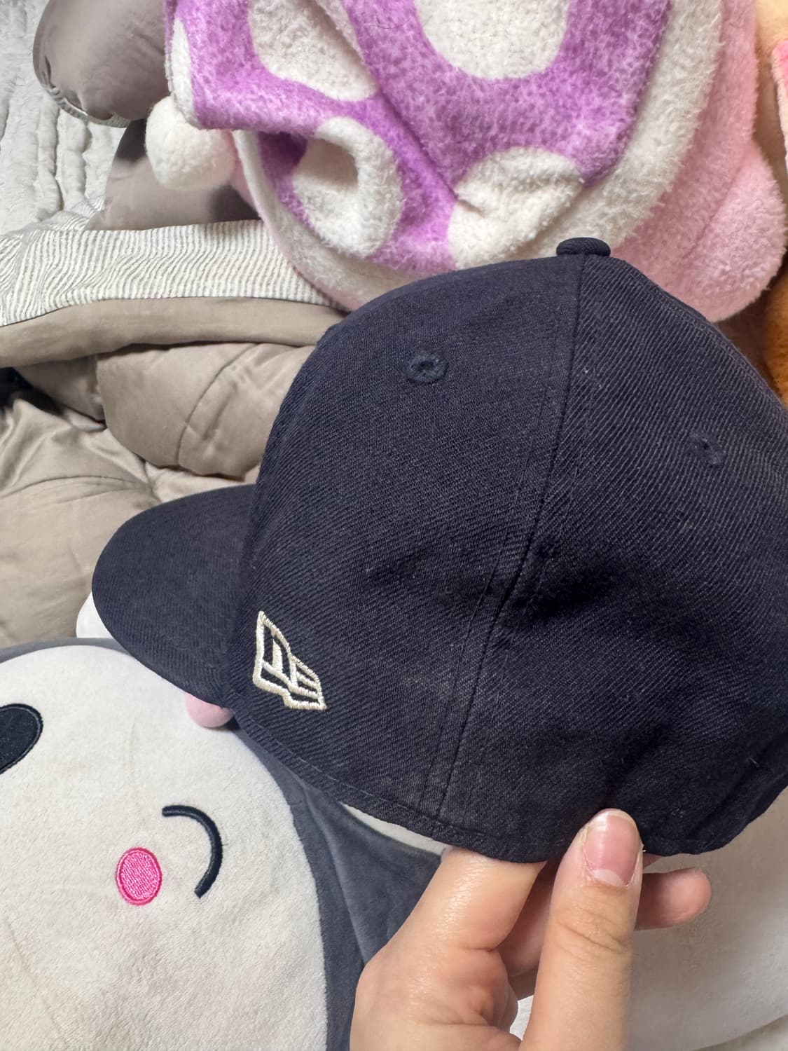721 베이프 x 뉴에라 스냅백 네이비 상품이미지3
