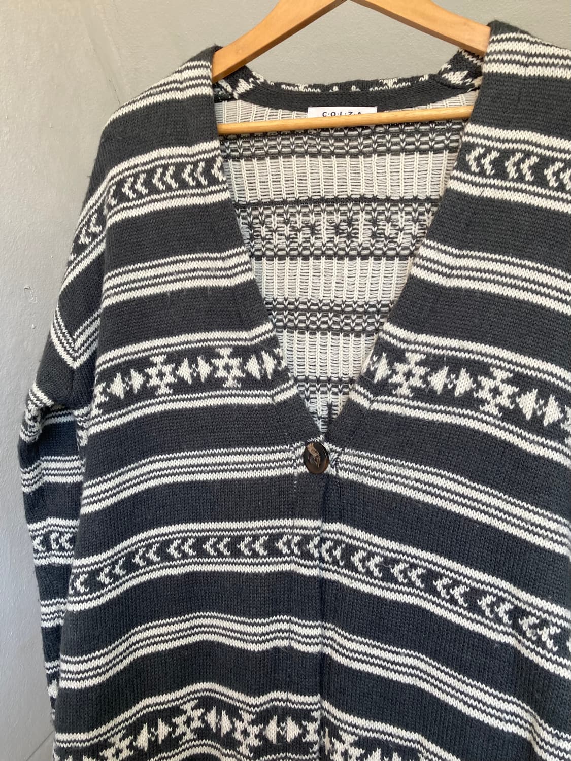 나바호 도톰 롱 가디건 상품이미지2