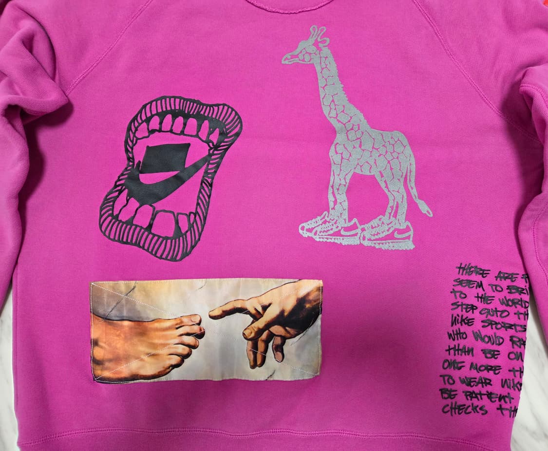 나이키 nsw 크루넥 스웻셔츠 핑크 상품이미지10