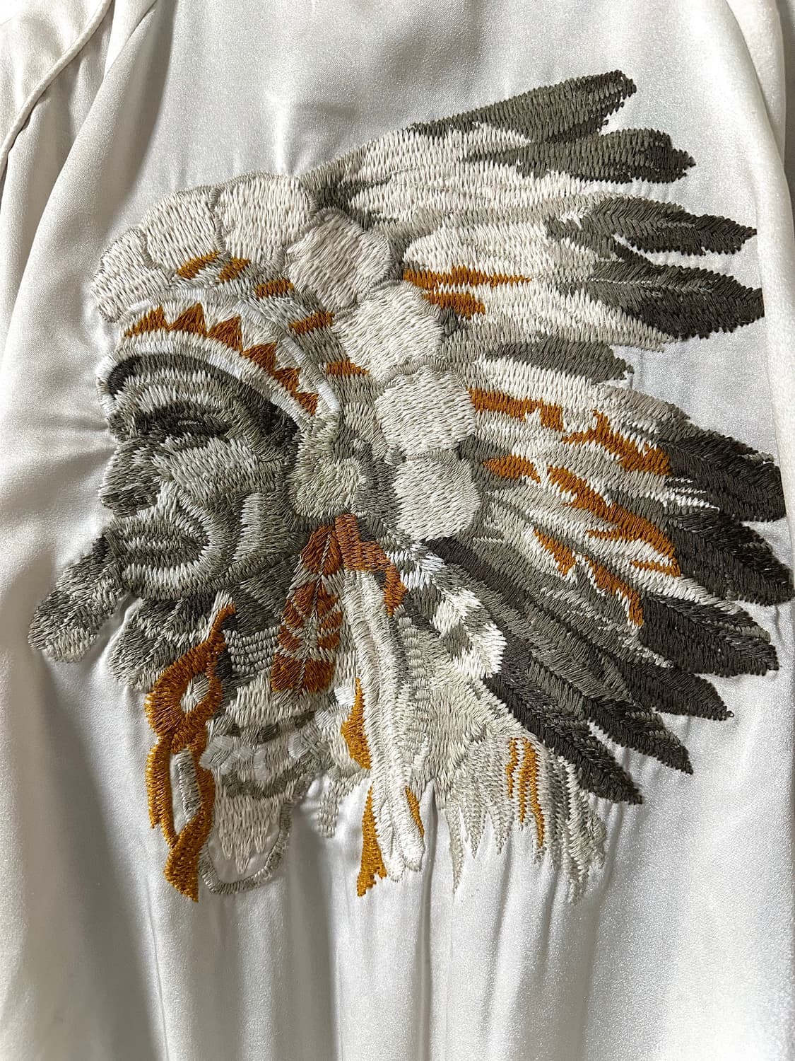 GOA 네이티브 자수 리버시블 스카잔 (인디언 헤드 & 버팔로) 상품이미지4