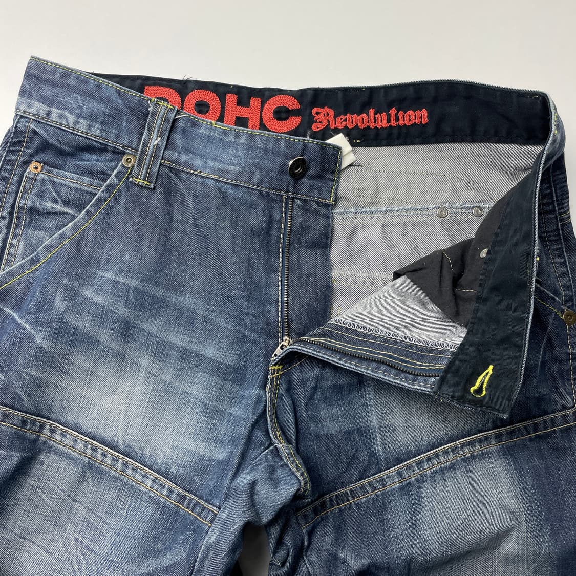 [중고] DOHC 워싱 데님 청바지 남성 캐주얼 팬츠 상품이미지3