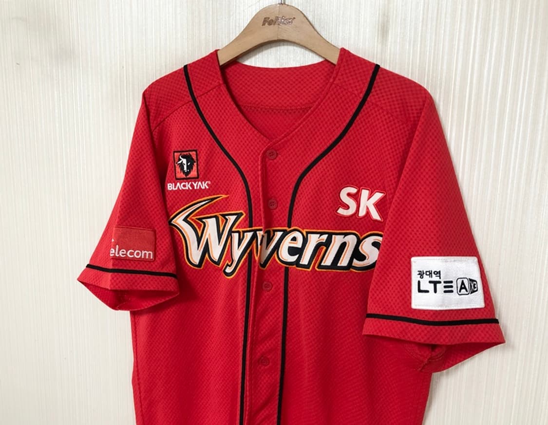 KBO 블랙야크 SK와이번스 선수실착 원정유니폼/져지 #65 이윤재 상품이미지5