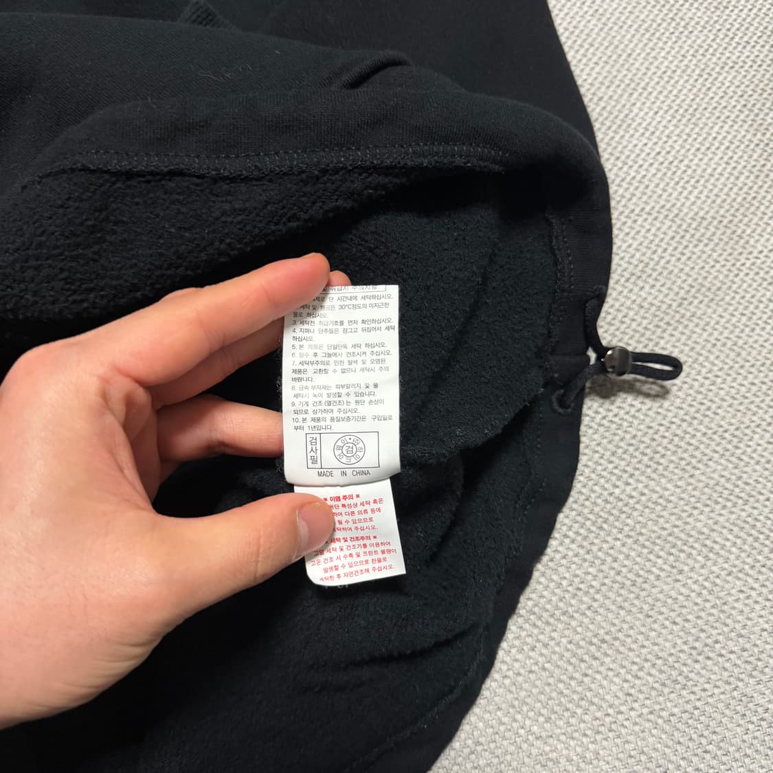 Lifework 라이프워크 하프집업 기모 후드티 상품이미지4