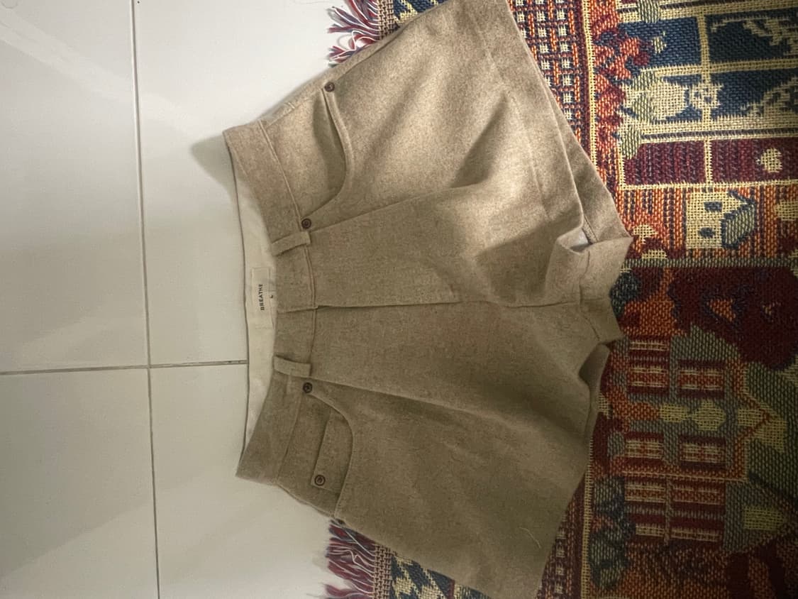 샵페어리 베이지 쇼츠 상품이미지1