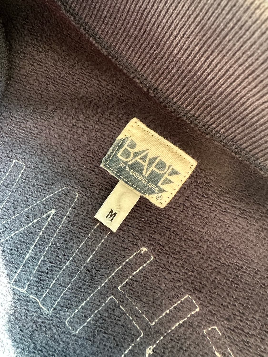 00s 베이프 제너럴 코튼 바시티 자켓 상품이미지7