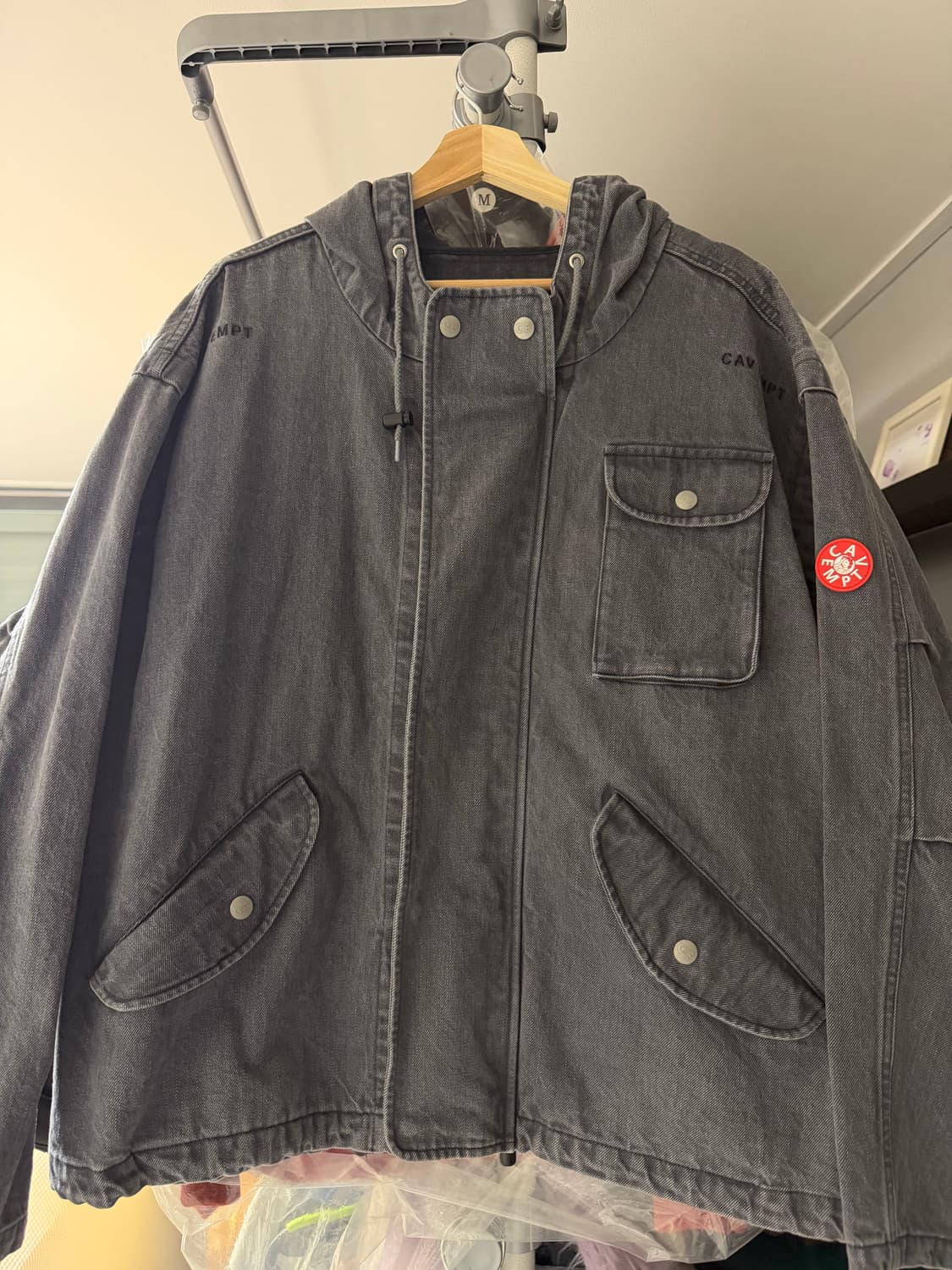 카브엠트 데님 후드집업 상품이미지1