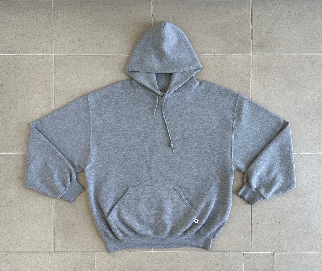 00s 빈티지 러셀 후드 그레이 XL 상품이미지1