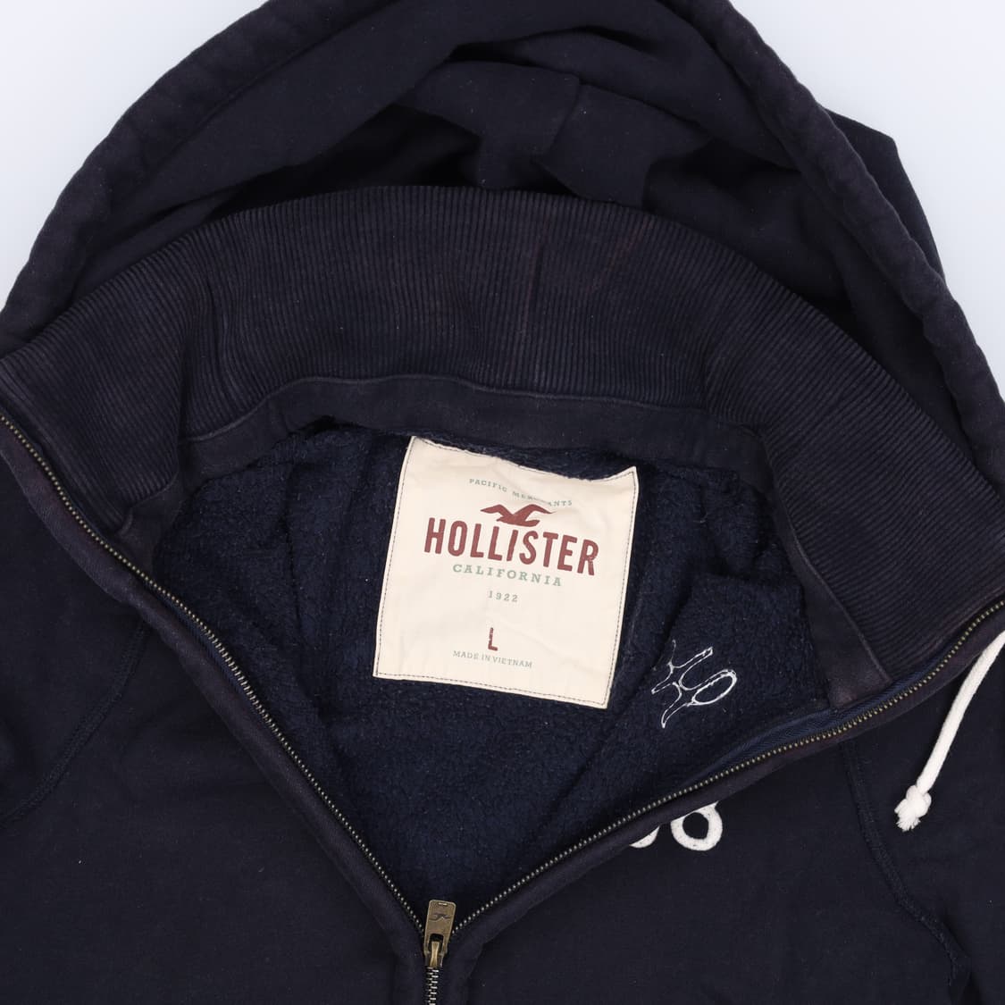 L 홀리스터 네이비 후드집업 0414H1 상품이미지3