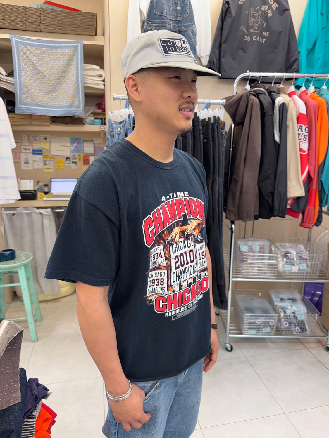 Gildan cutting T 상품이미지5
