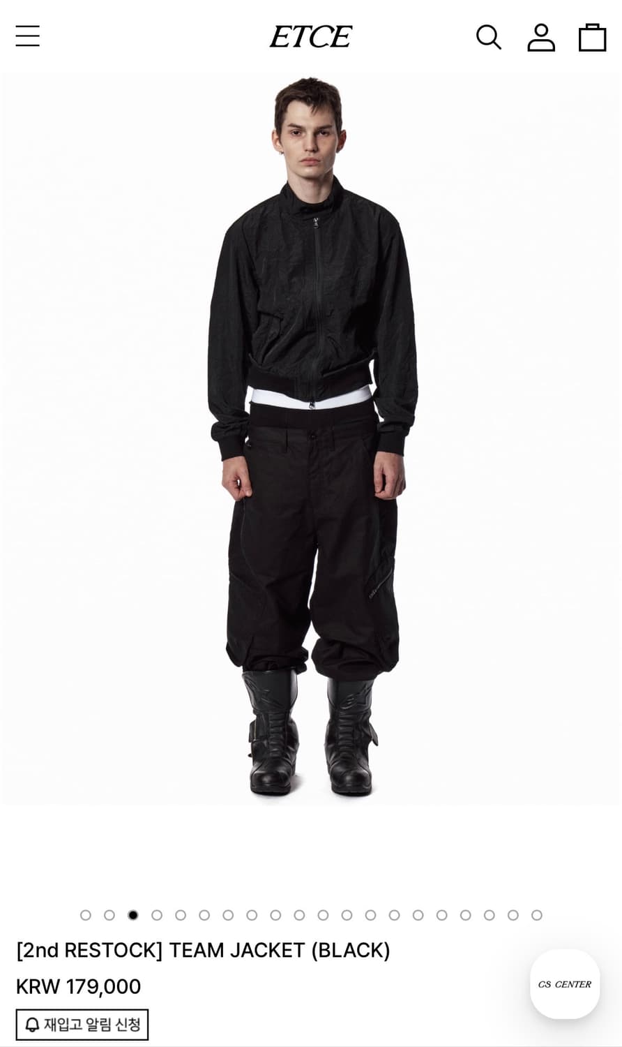 Etce 팀 자켓 M사이즈 새상품급 상품이미지3