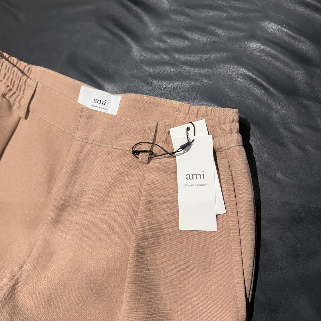 아미 코튼 팬츠 베이지 상품이미지3