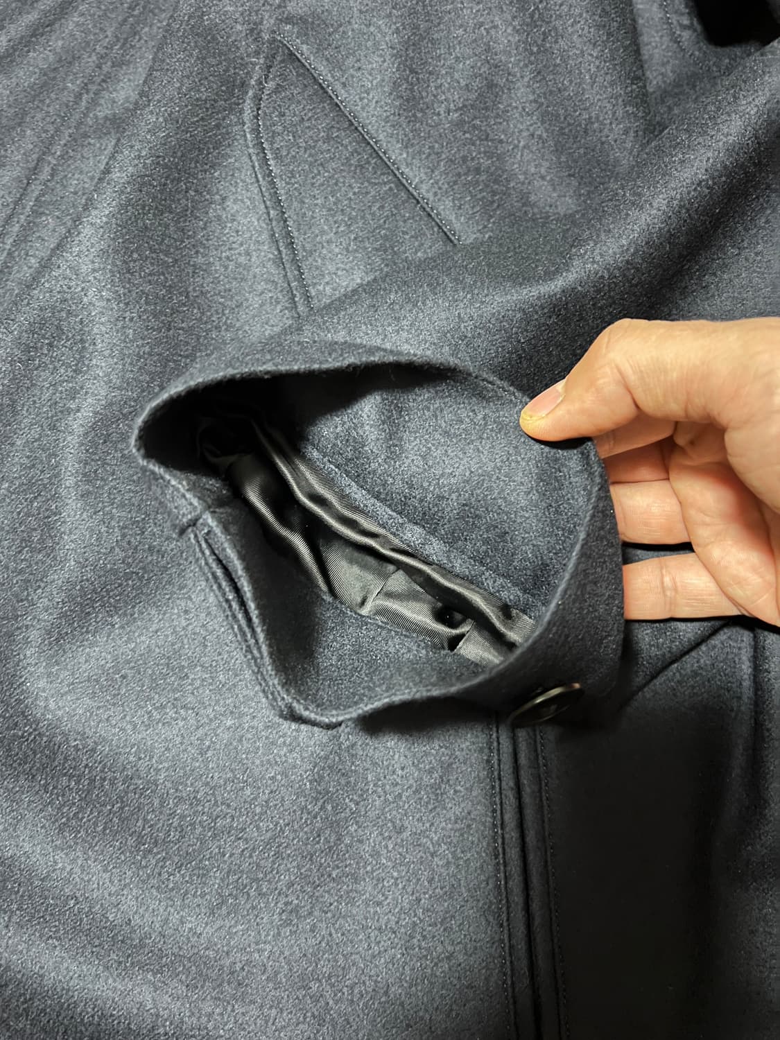 울테리어 라이트 멜튼 발칼라 필드코트 4사이즈 상품이미지5