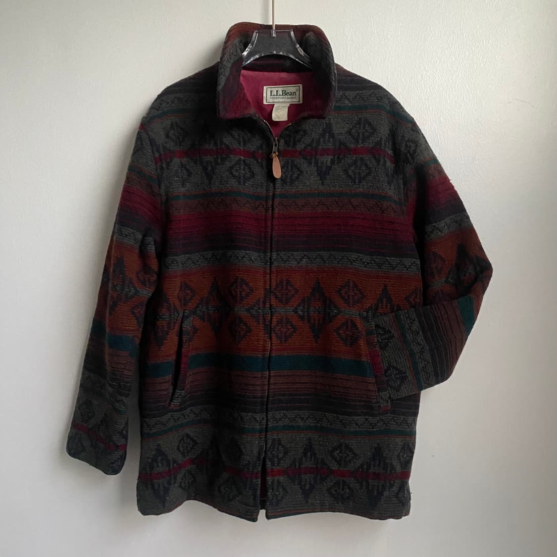 🌊LLBean Aztec wool blanket coat 상품이미지2