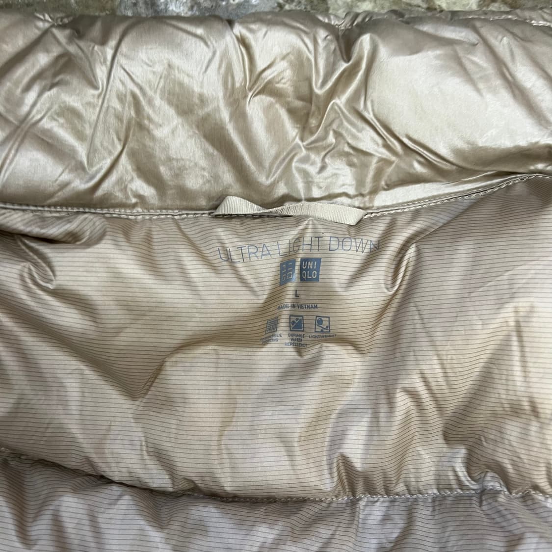 L) 유니클로 울트라라이트다운 크롭 패딩점퍼 숏패딩 상품이미지5