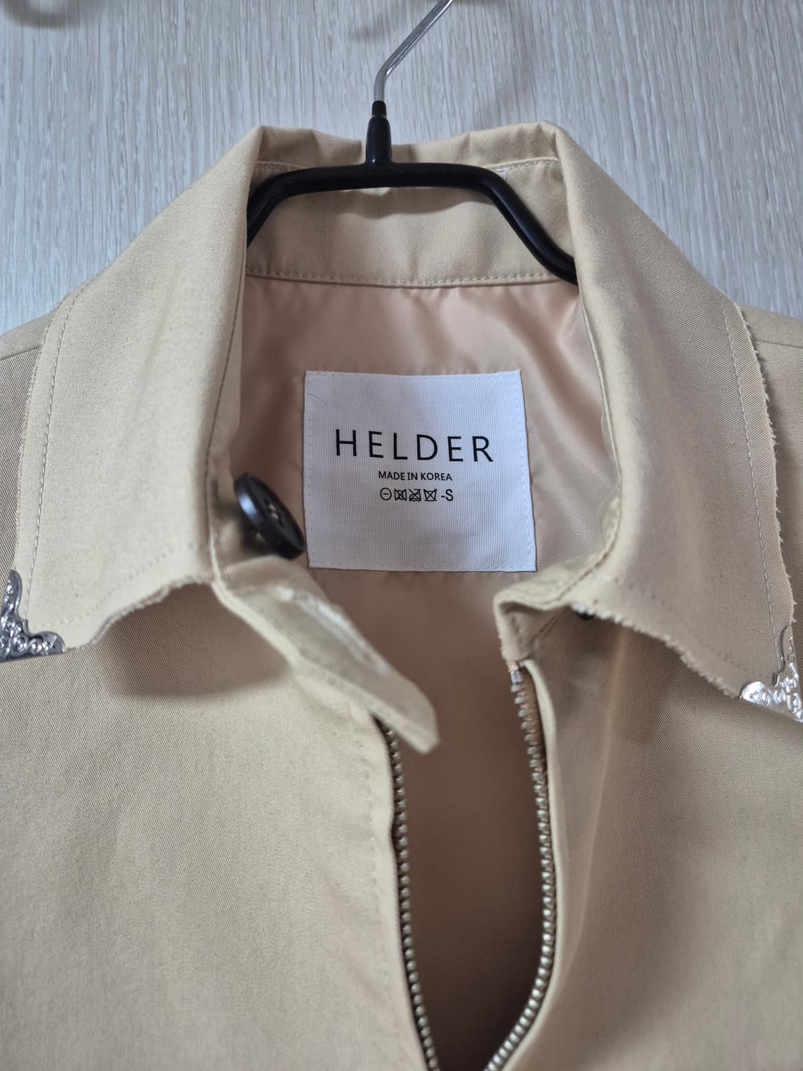 헬더 베이지색 봄버 자켓 HELDER  점퍼 상품이미지3