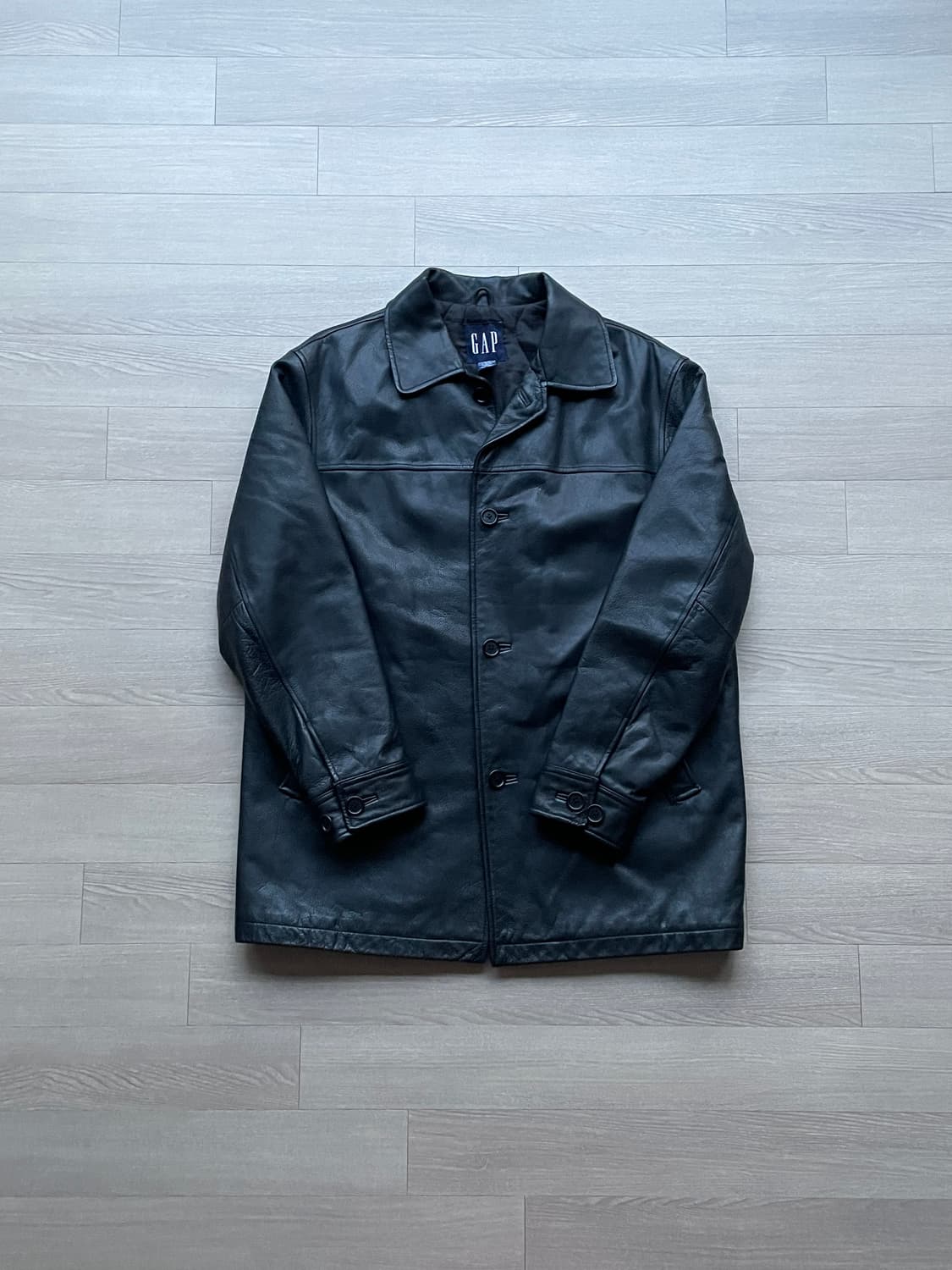 90s 올드갭 레더 카코트 gap carcoat 상품이미지1