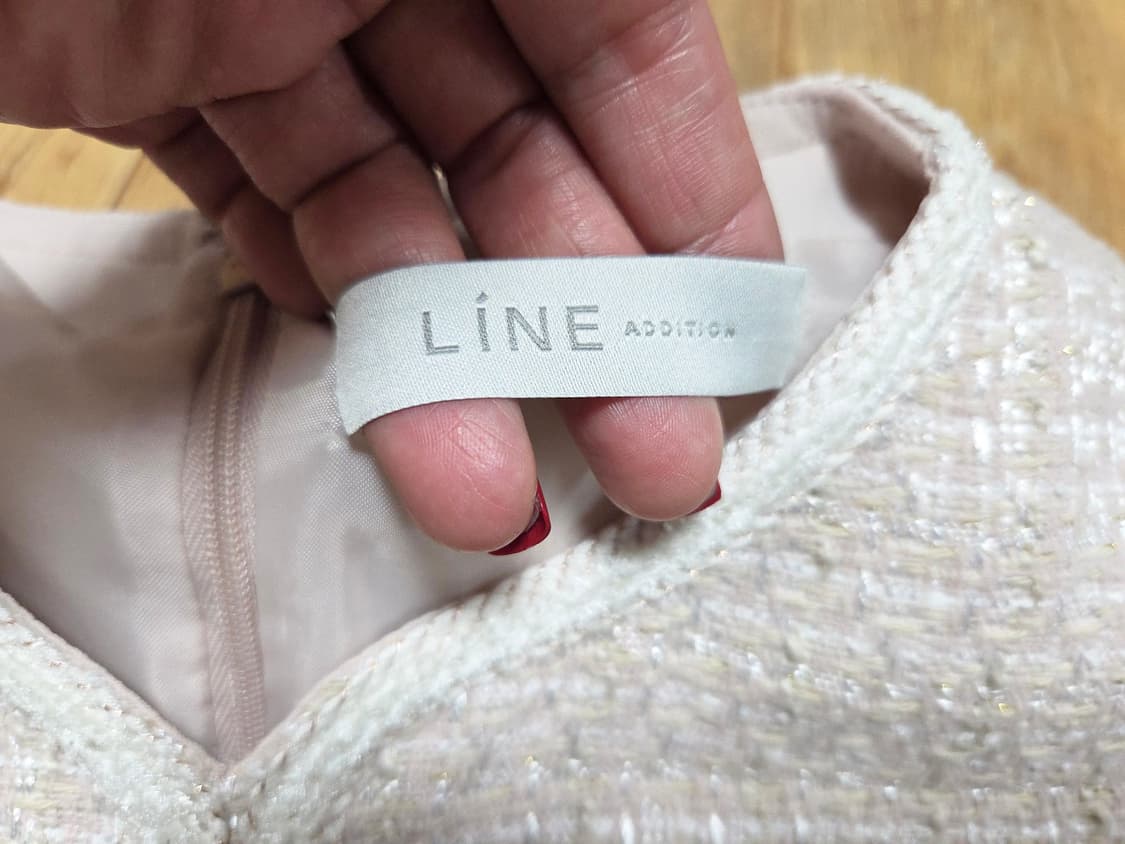 라인(LINE) 트위드원피스 55 새상품 상품이미지9