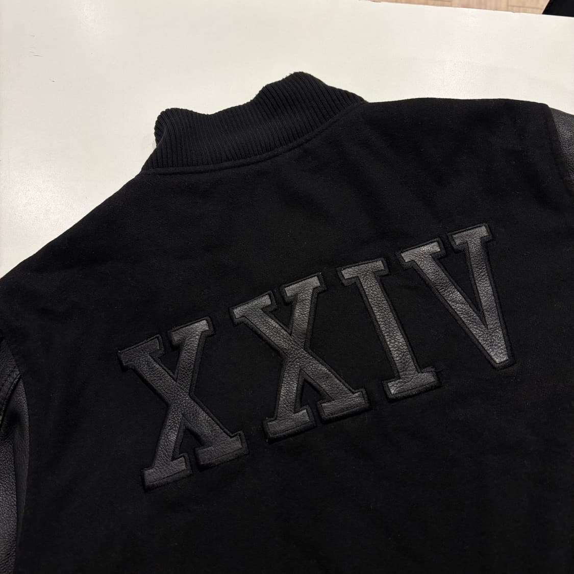 [L] 나이키 디트로이트 배틀 블랙 레더 점퍼 자켓 B793 상품이미지10