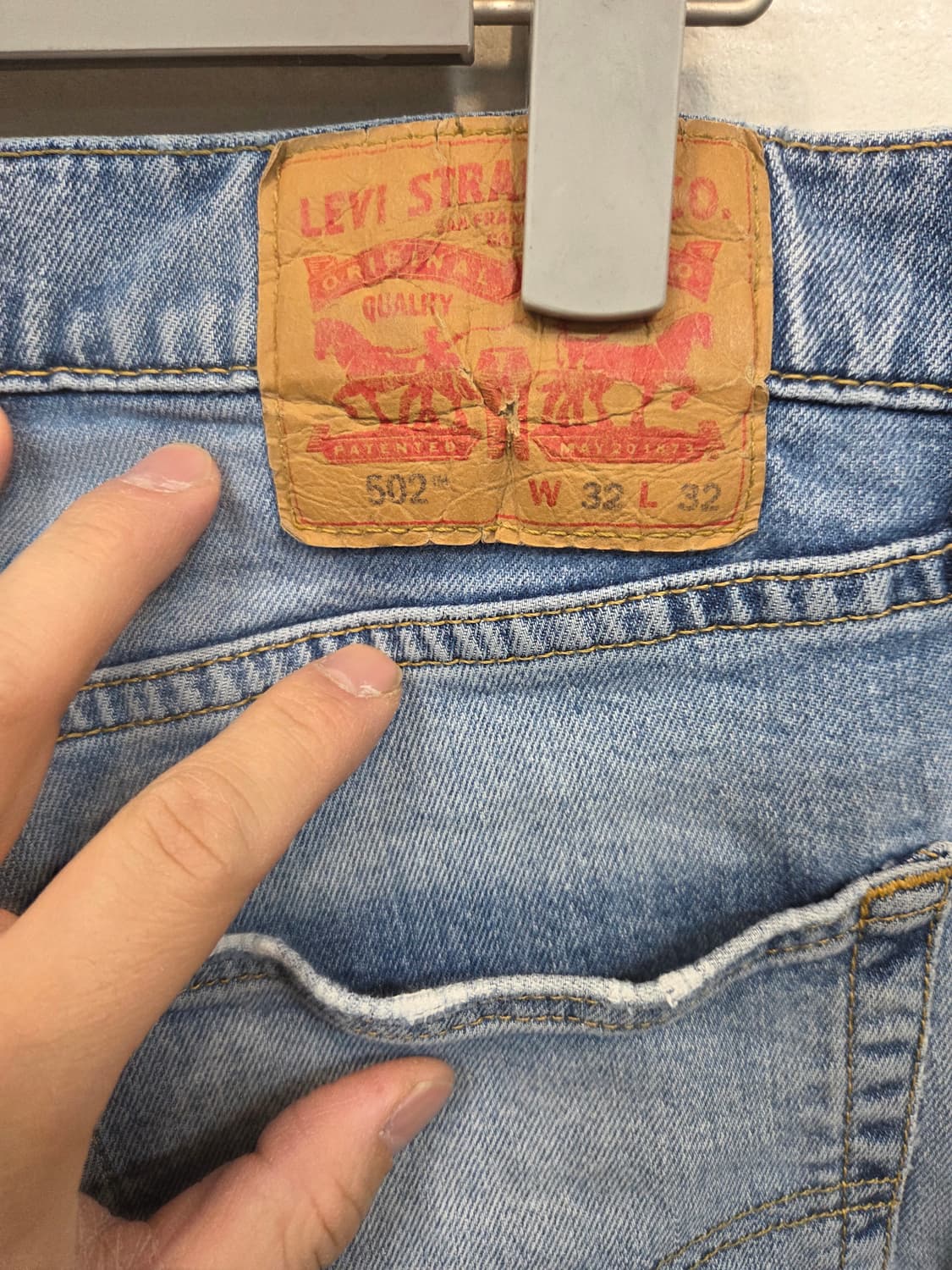 리바이스 빈티지 502 데님팬츠 32 상품이미지3