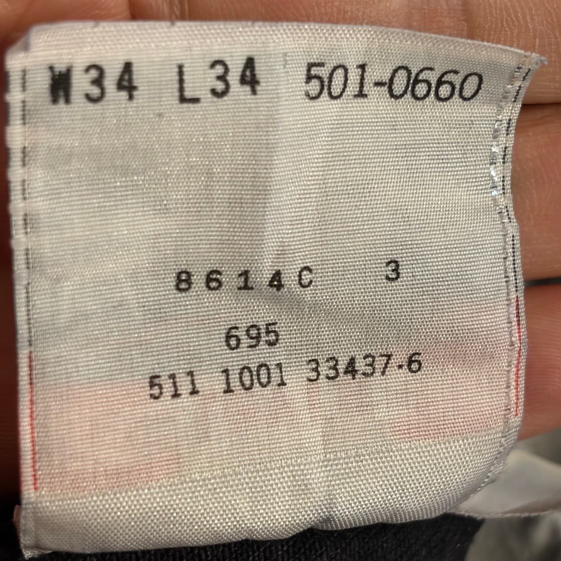 90s Made in USA 빈티지 리바이스 501 블랙진 청바지 상품이미지8