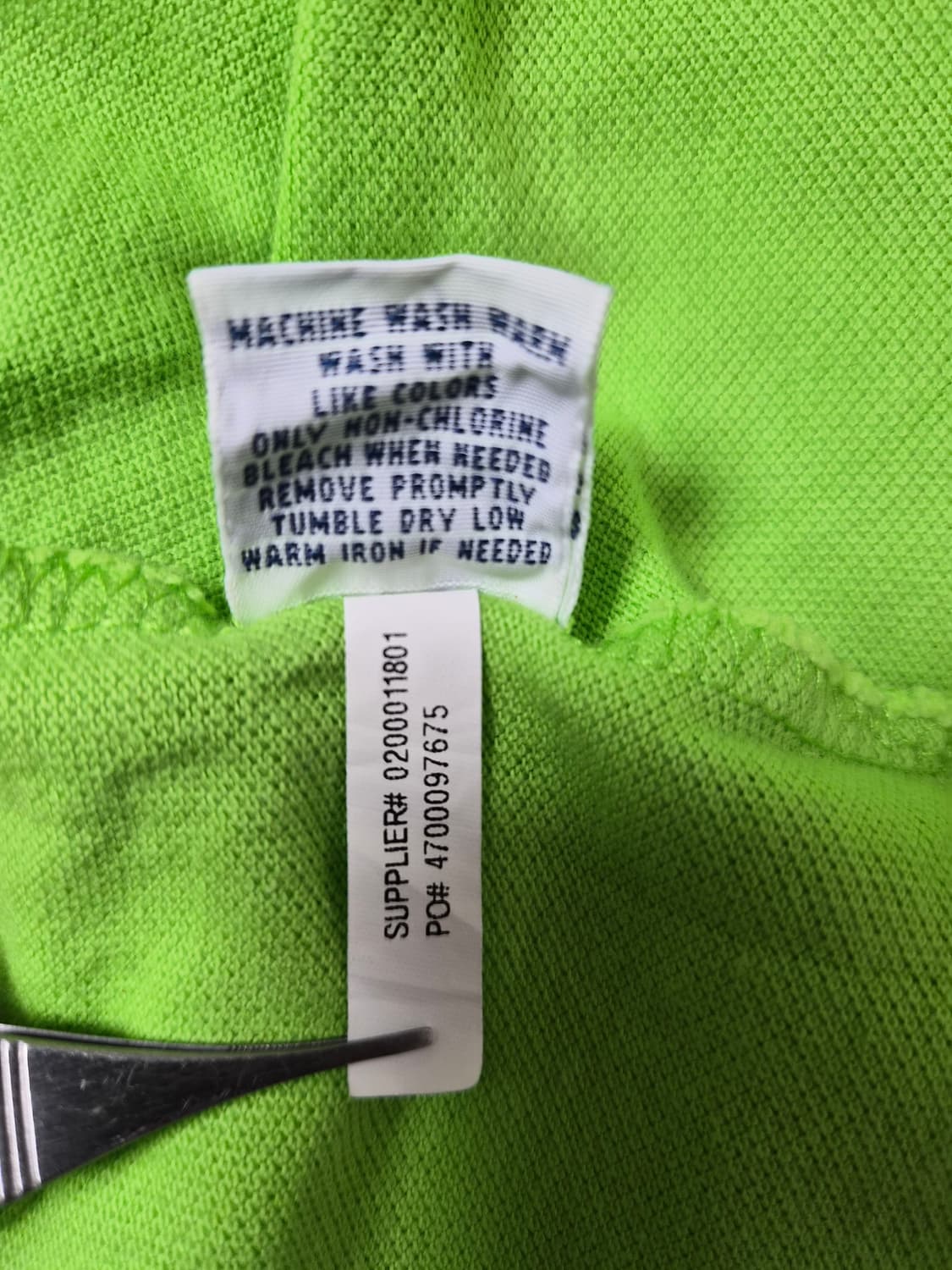 폴로랄프로렌Polo 가재 자수 반팔카라티 XL사이즈 - T103 상품이미지6