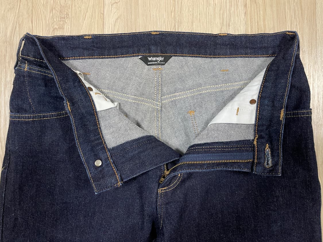 32) 랭글러 재팬 레귤러핏 진청 데님팬츠 상품이미지5