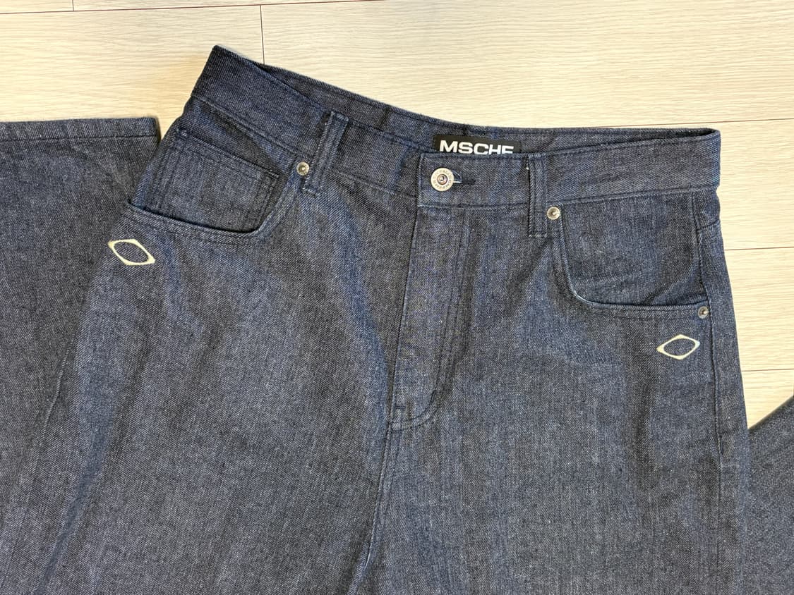 미스치프 RHOMBUS SLOUCHY JEANS 롬버스 바지 데님 팬츠 상품이미지5