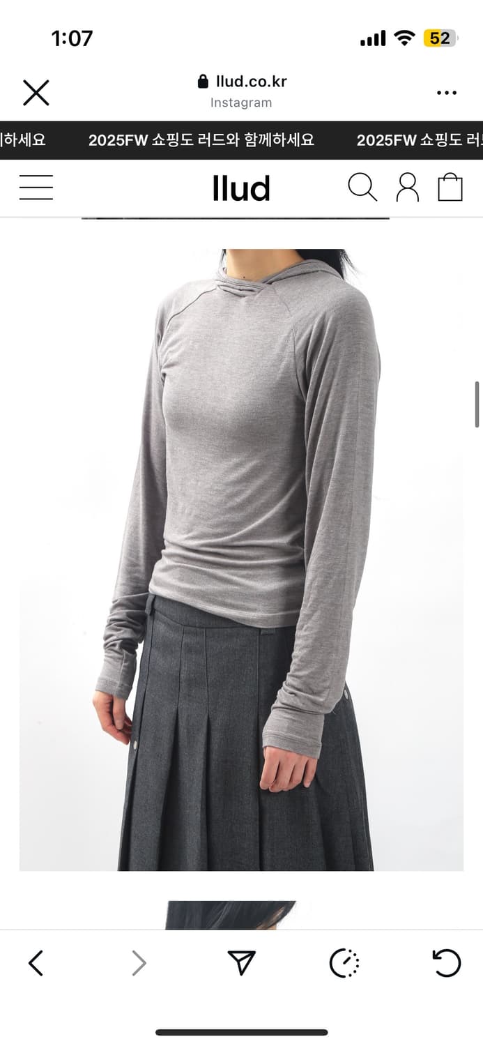 러드 llud 후디 상품이미지2