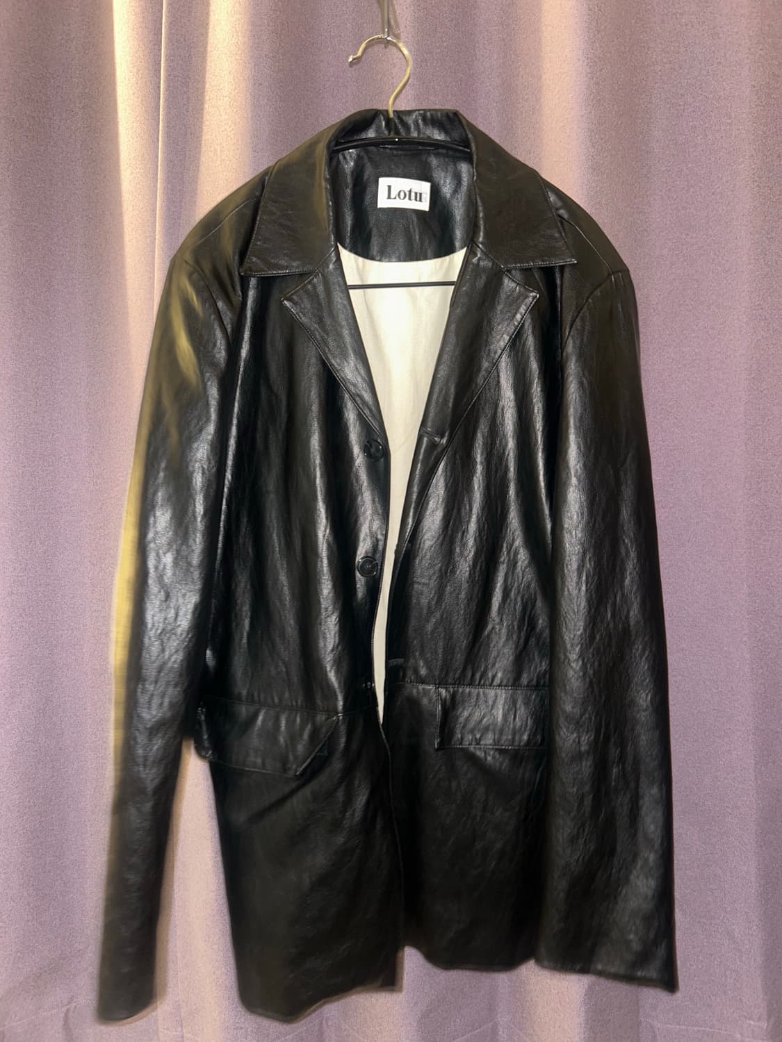 Lotu faux leather jacket 상품이미지1