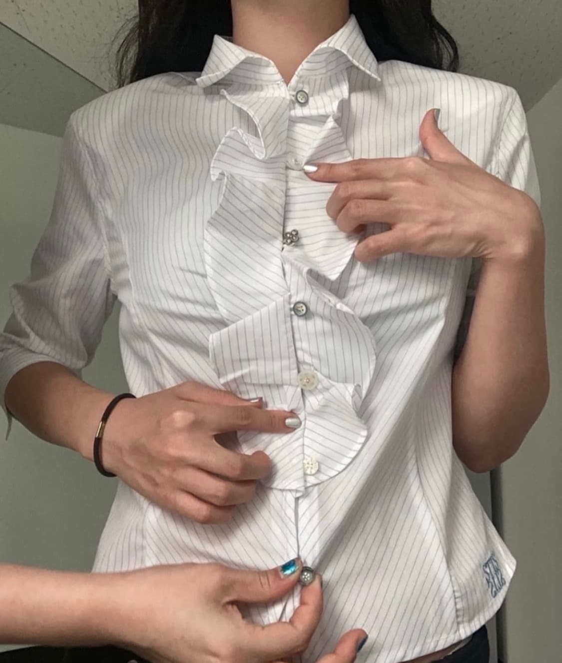 에옹쓰 애옹쓰 익스클루시브 STTS 멀티 프릴 셔츠 eonts 상품이미지1