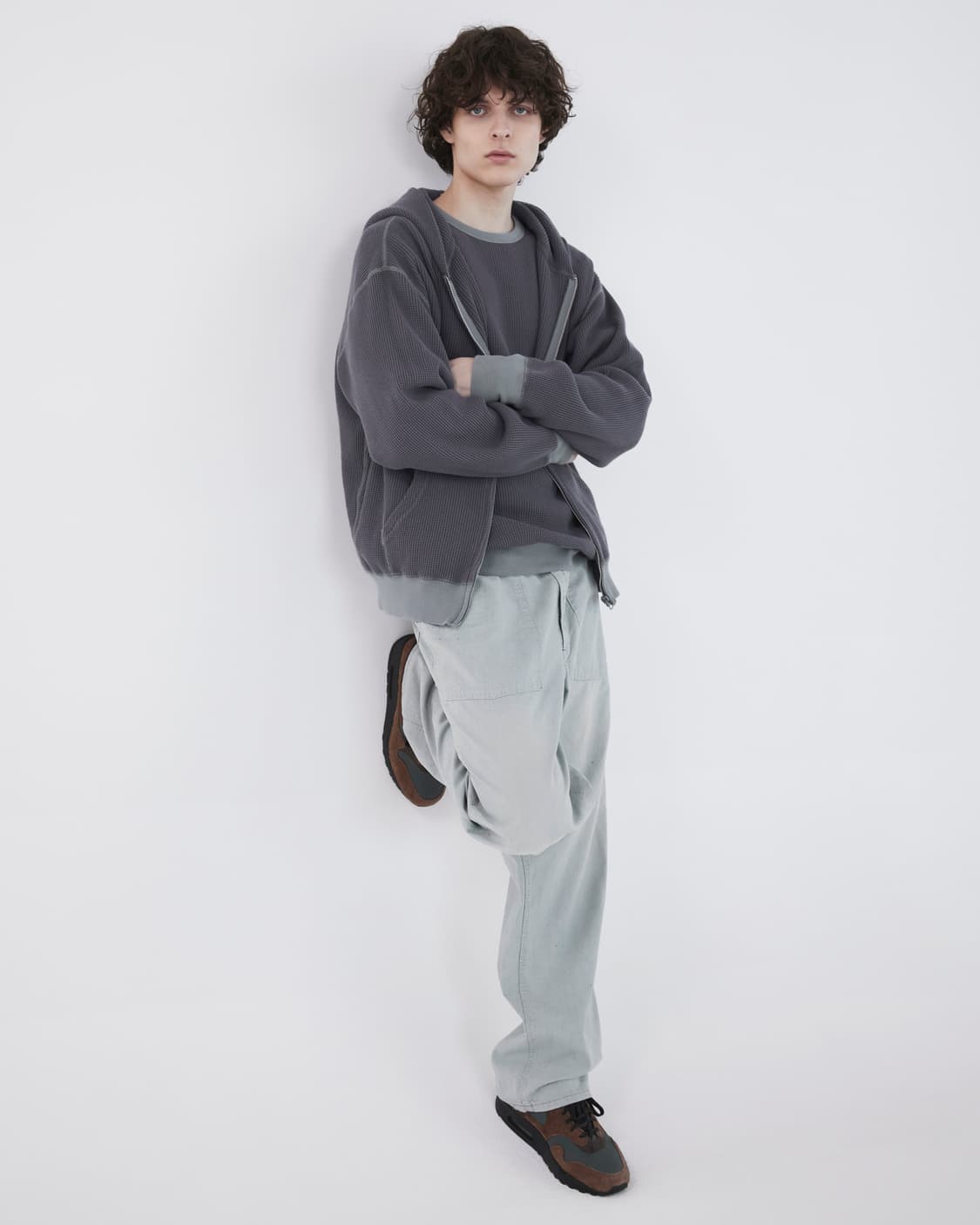 Khakis 와플후드 팝니다 상품이미지3