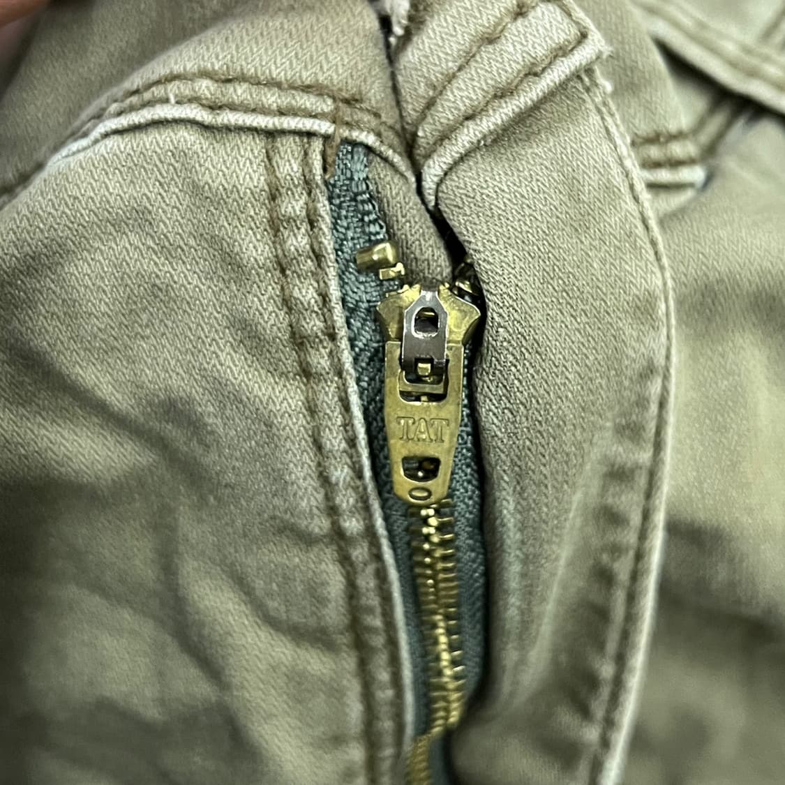 [정품] 랭글러 스트레이트핏 면바지 카키 b14 상품이미지6