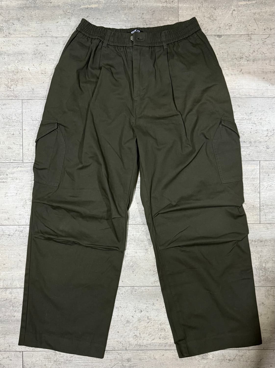 드로우핏 카고 파라슈트 치노 팬츠 카키 상품이미지3