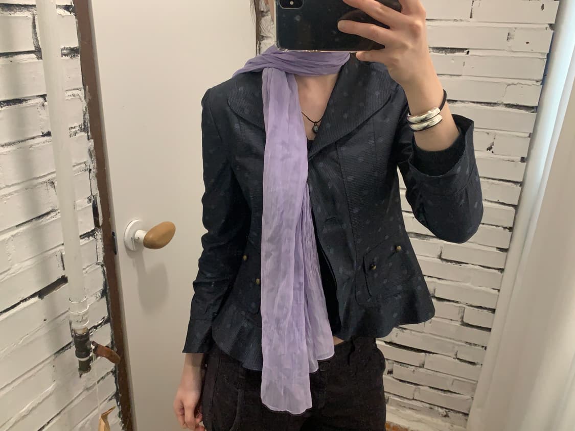 Purple Elle scarf 상품이미지3