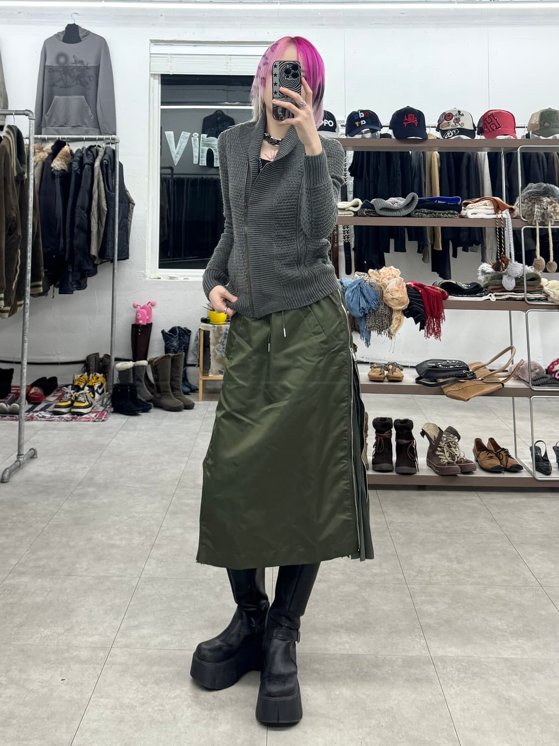 에디바우어 니트 집업 상품이미지7