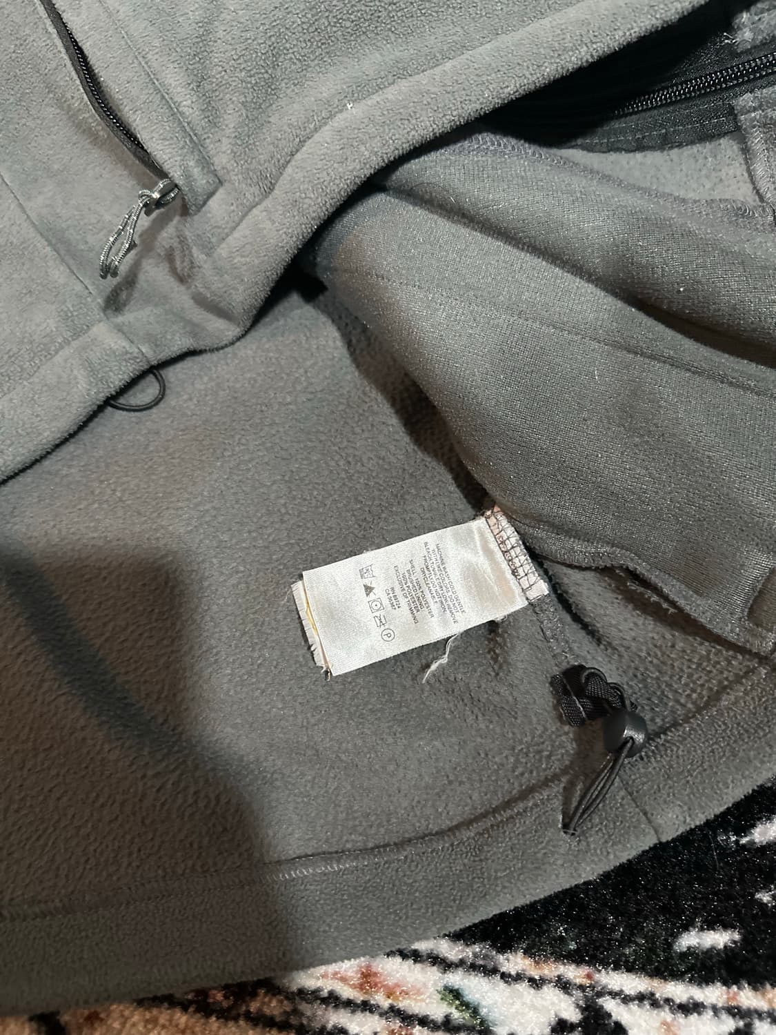 콜롬비아 기모 플리스 자켓 그레이 상품이미지4