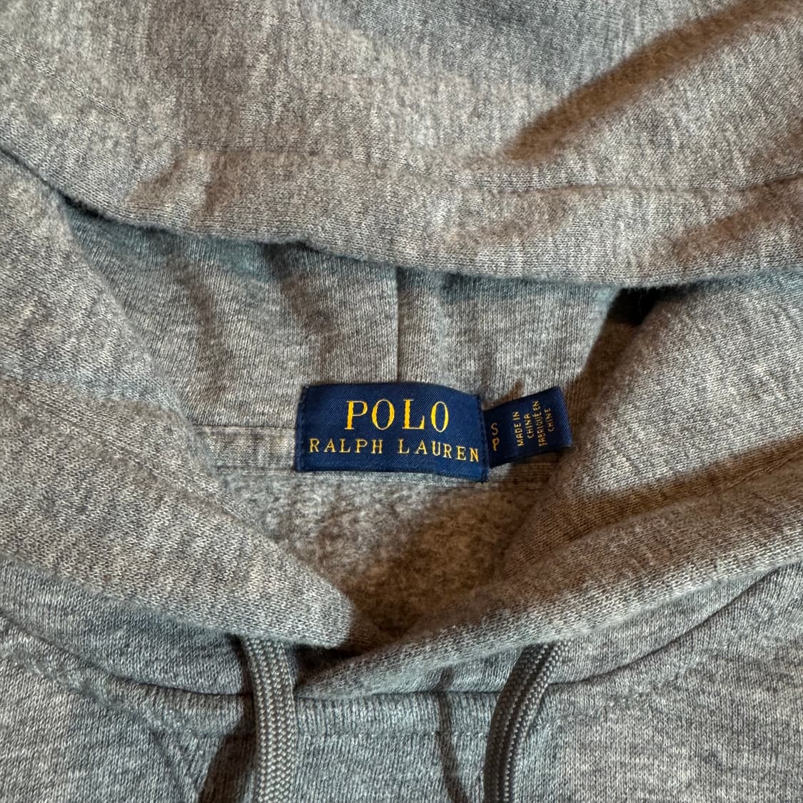 폴로 랄프로렌 그레이 로고 후드티 상품이미지3