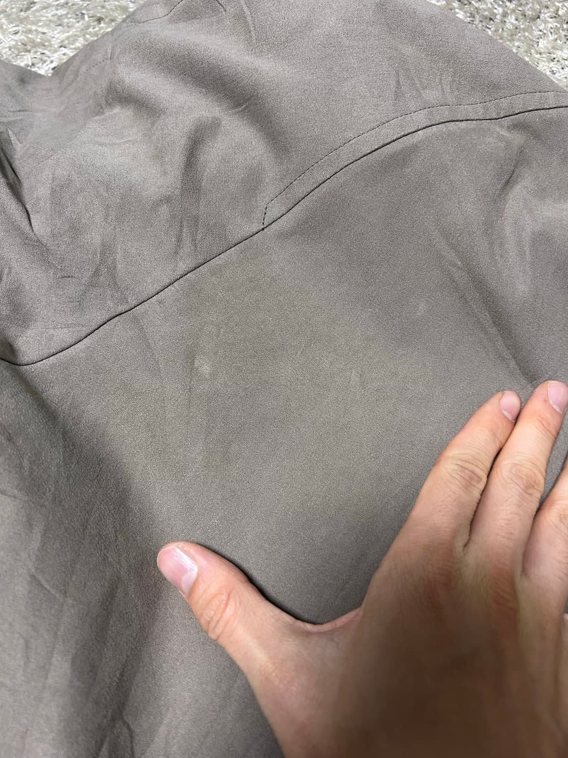 일본판 폴리 트랜치코트 사이즈 105-110 상품이미지9