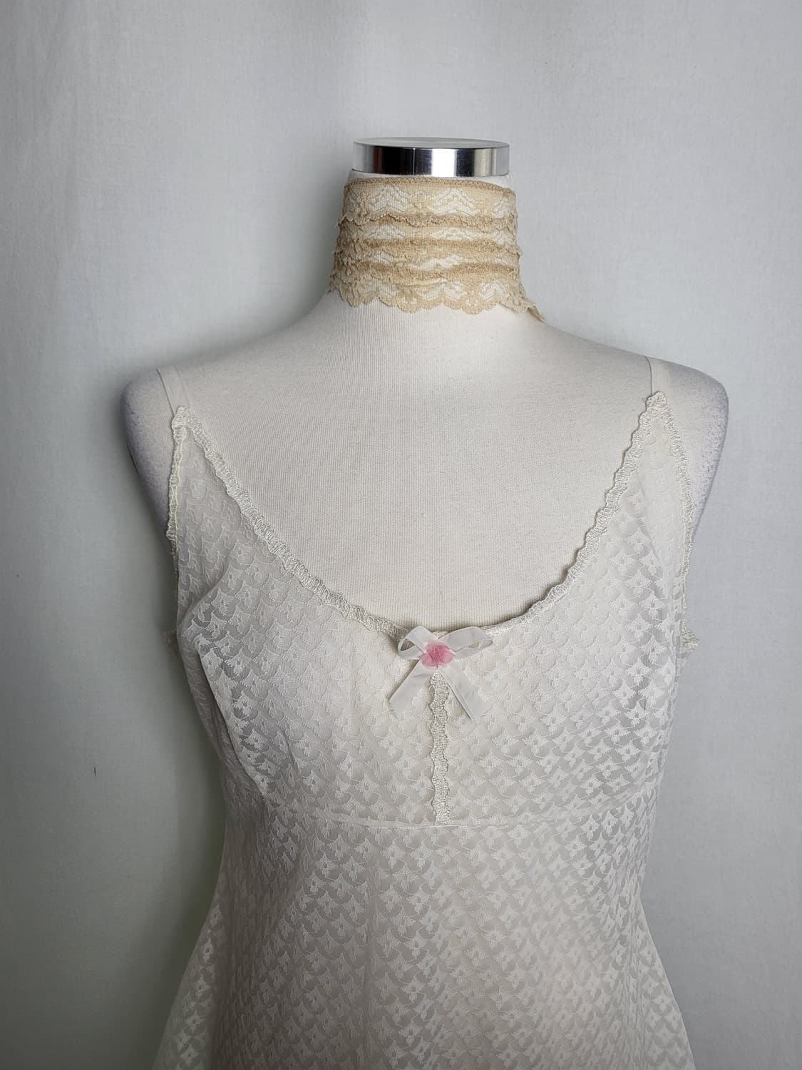 빈티지 화이트 슬립 원피스 상품이미지2