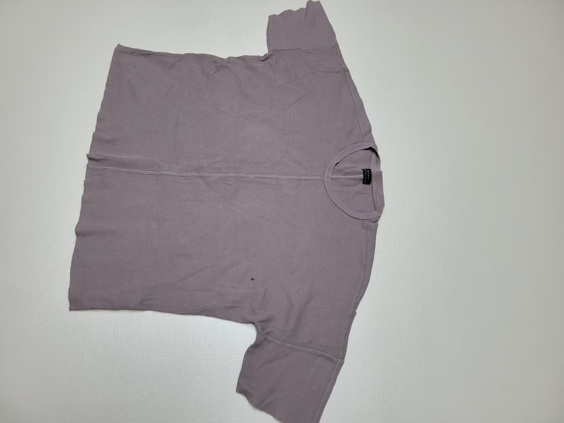 자라 ZARA 남자 와플조직  반팔 티셔츠 110 오버핏 브라운 상품이미지2