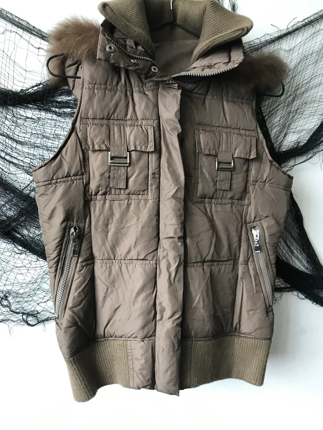 00s gal mood hoodie vest padding   상품이미지3