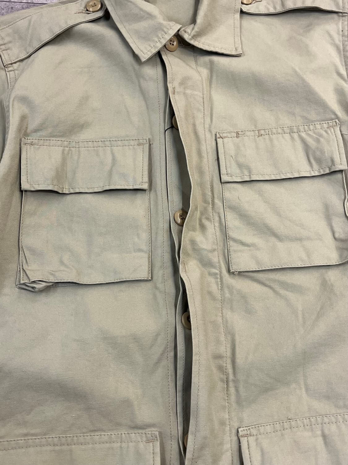 BDU 밀리터리 자켓 베이지 S #csz3755 상품이미지6