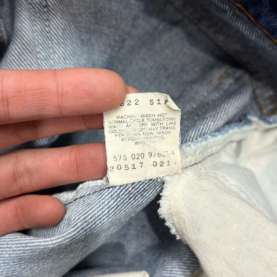 (32) 90s 리바이스 517 워싱 데님 팬츠 made in USA 상품이미지6