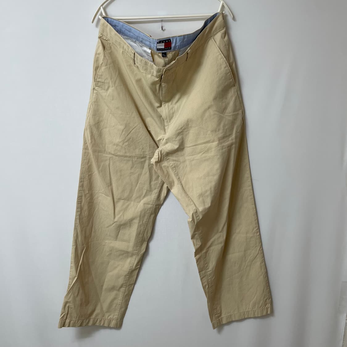 [ 34/32 ] 타미힐피거 남성 와이드 면 치노팬츠  상품이미지1