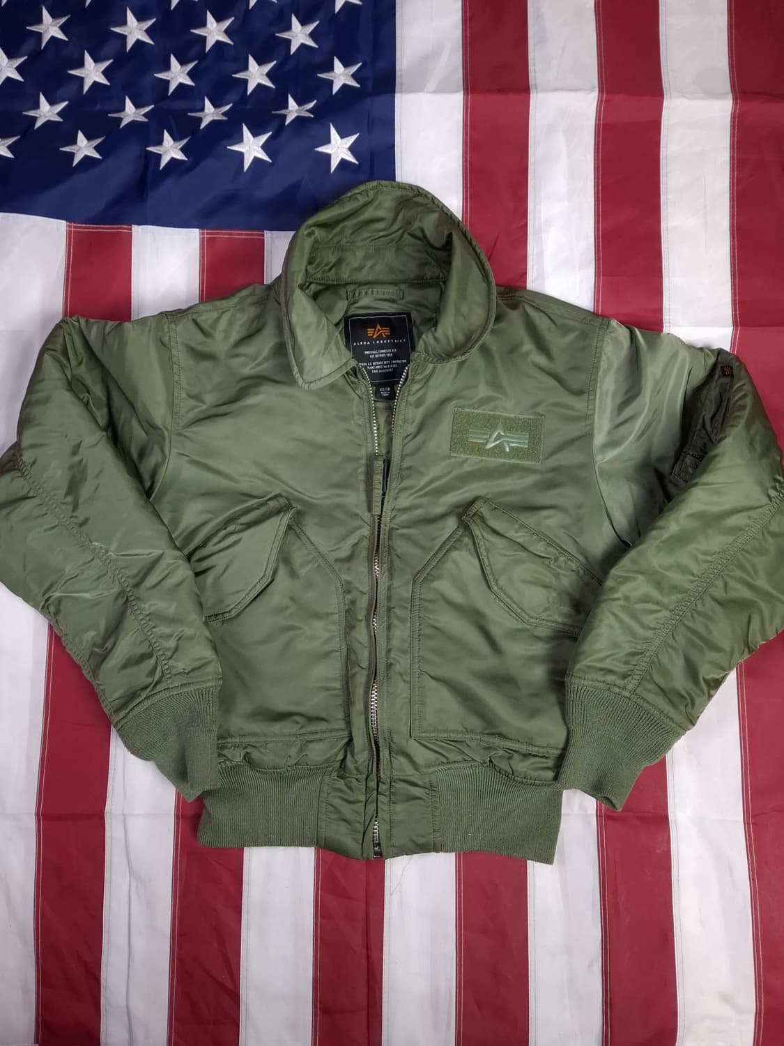 오리지날 미공군 알파사 CWU-45/P 민수용 항공점퍼 상품이미지2